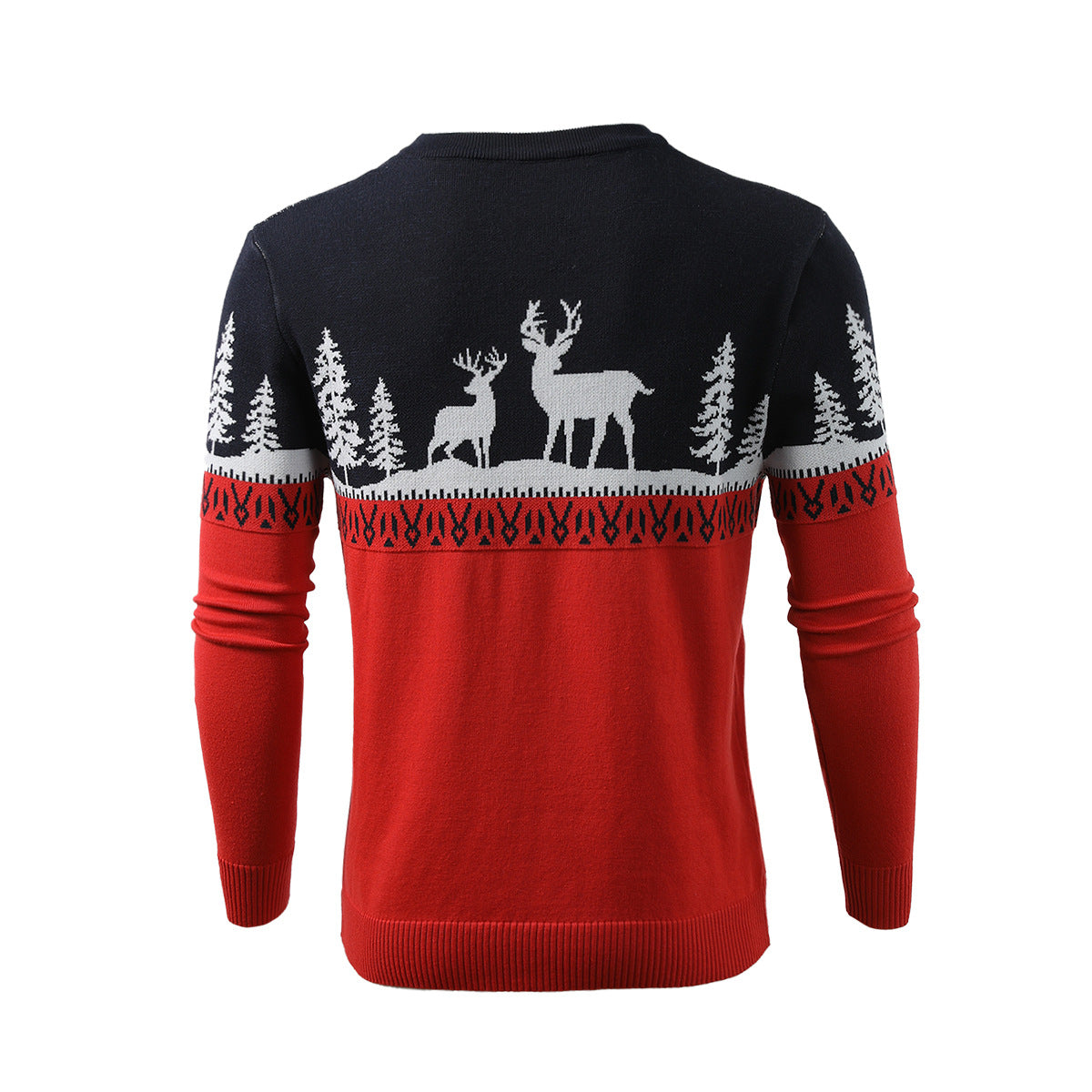 Ou Men's Little Deer Christmas Sweater