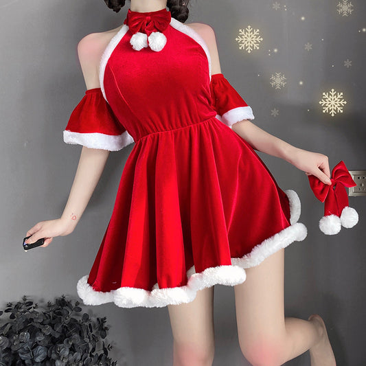 Women's Fashion Simple Christmas Skirt Outfit