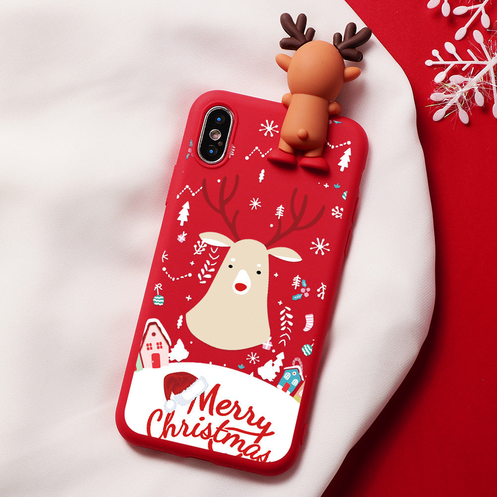 Santa Claus Soft Rainbow Christmas Phone Case