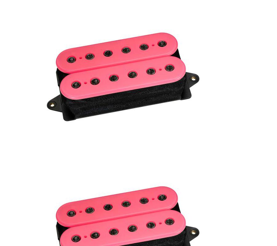 DiMarzio DP158 Evolution Neck Humbucker Pickup - F-spaced Pink with Black Poles -NEW