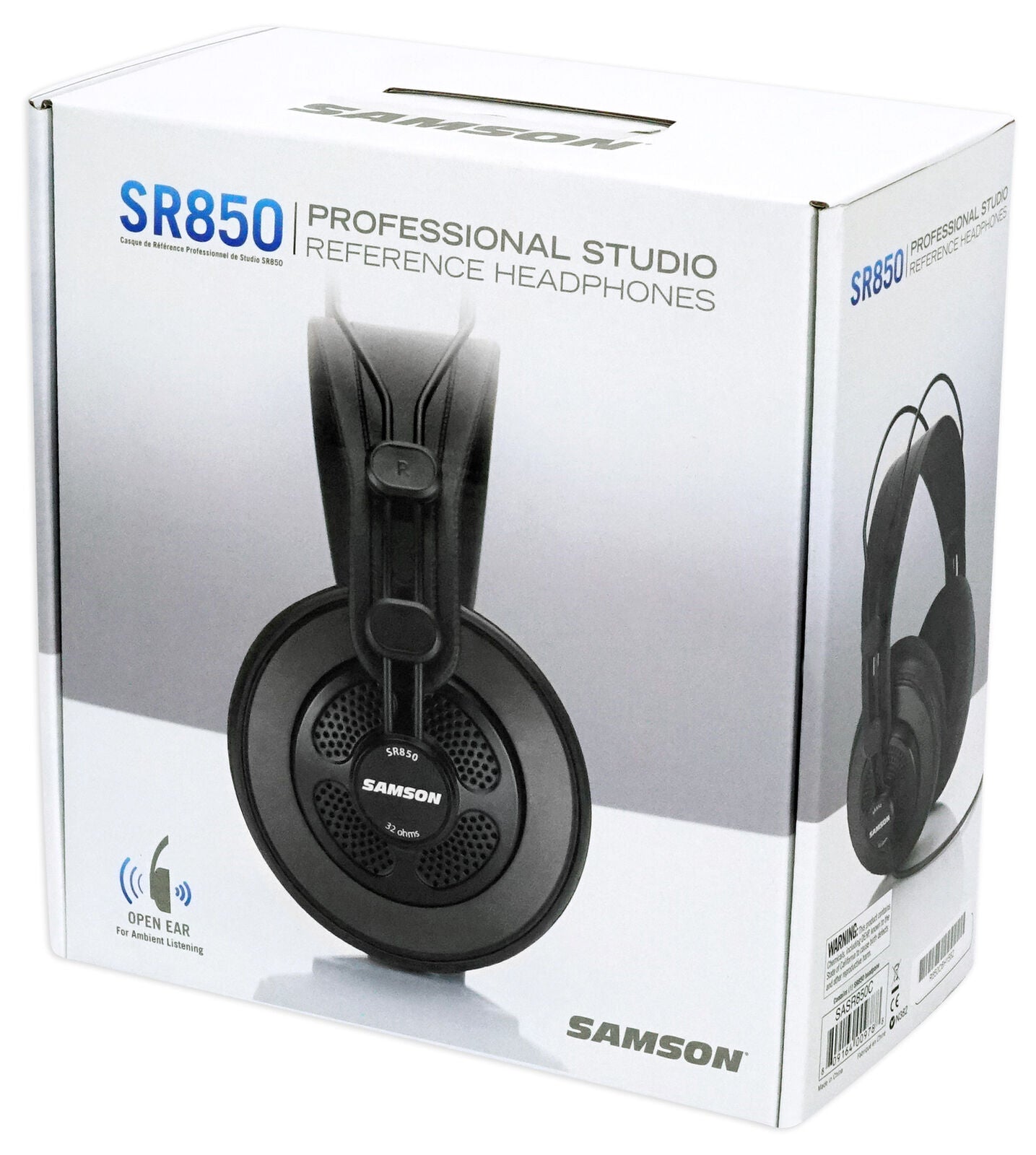 New - Samson SR850 Professional Semi-open Studio Reference Monitoring Headphones