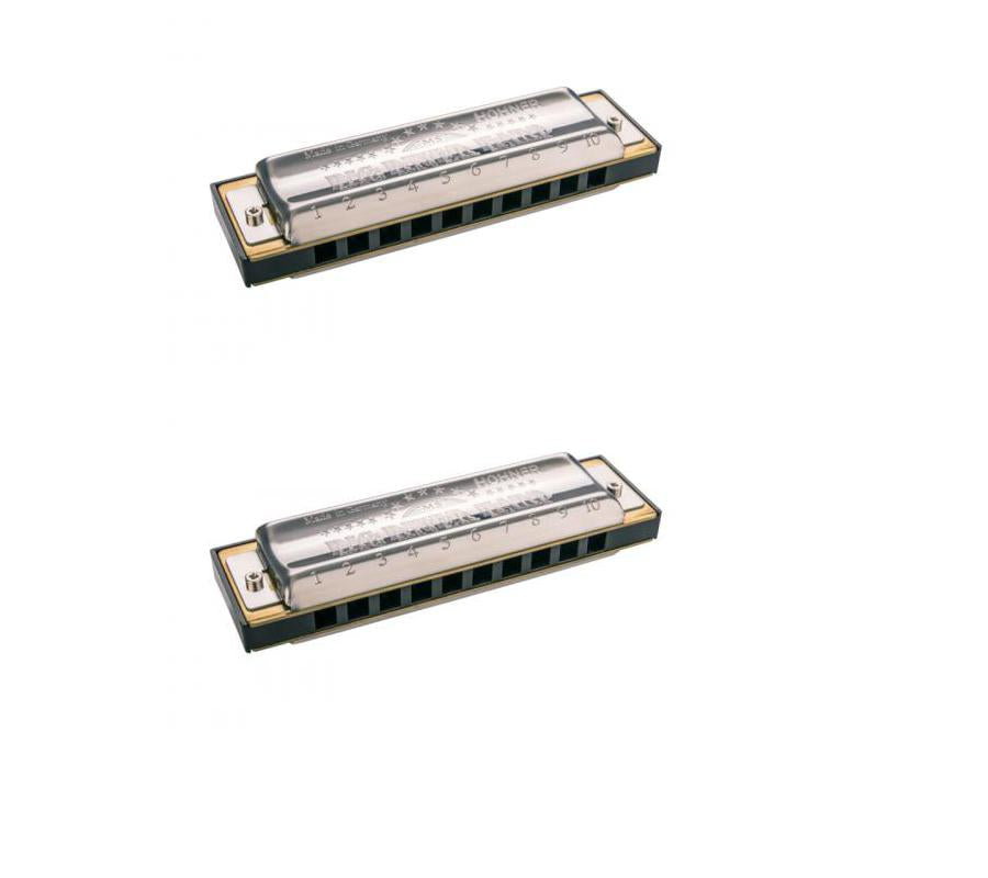 HOHNER 3P590BX Big River Harp Pro Harmonica,  3 Pack-NEW