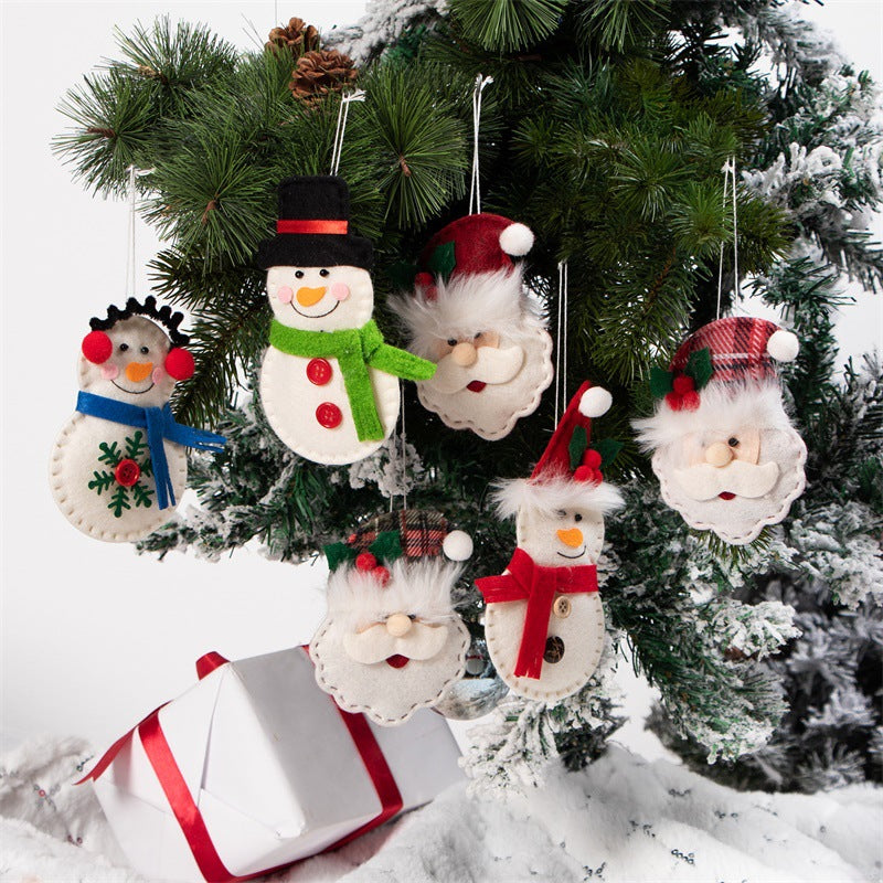 Old Man Snowman Christmas Decorations Tree Pendant