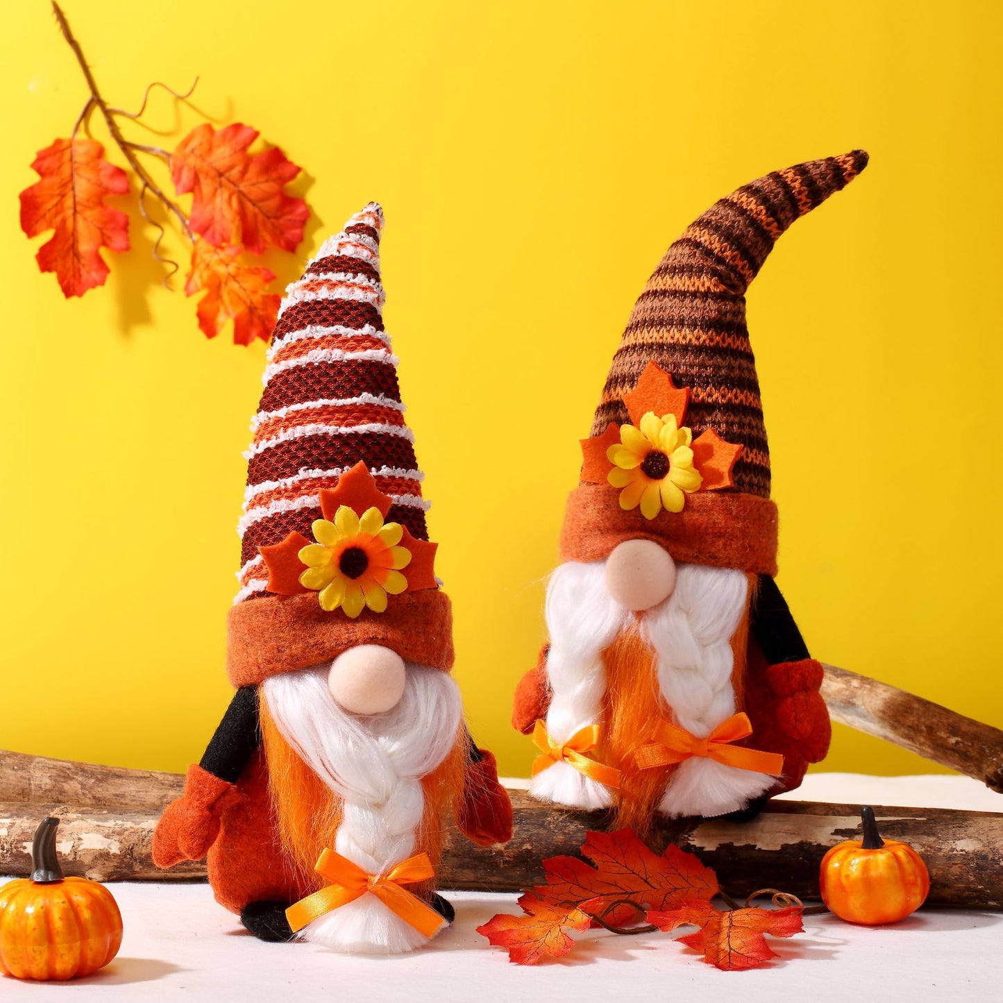 Harvest Maple Faceless Doll Gnome Thanksgiving