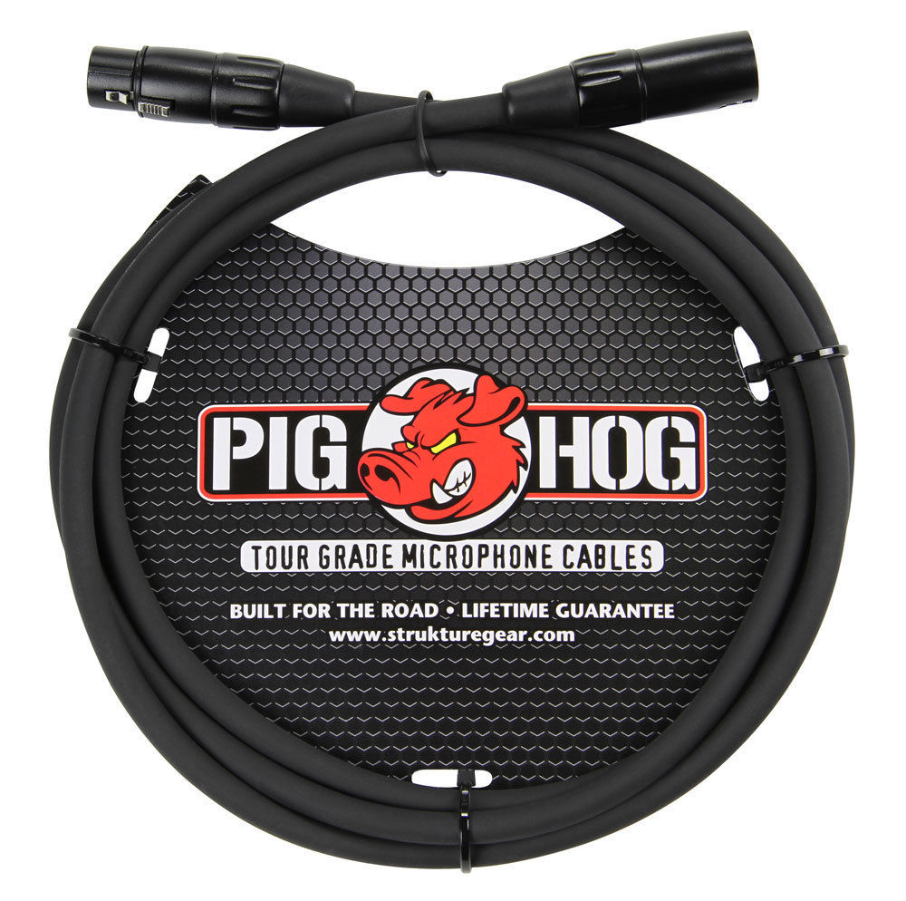 8 Pack Pig Hog PHM6 High Performance 8MM XLR Microphone Cable, 6FT - New