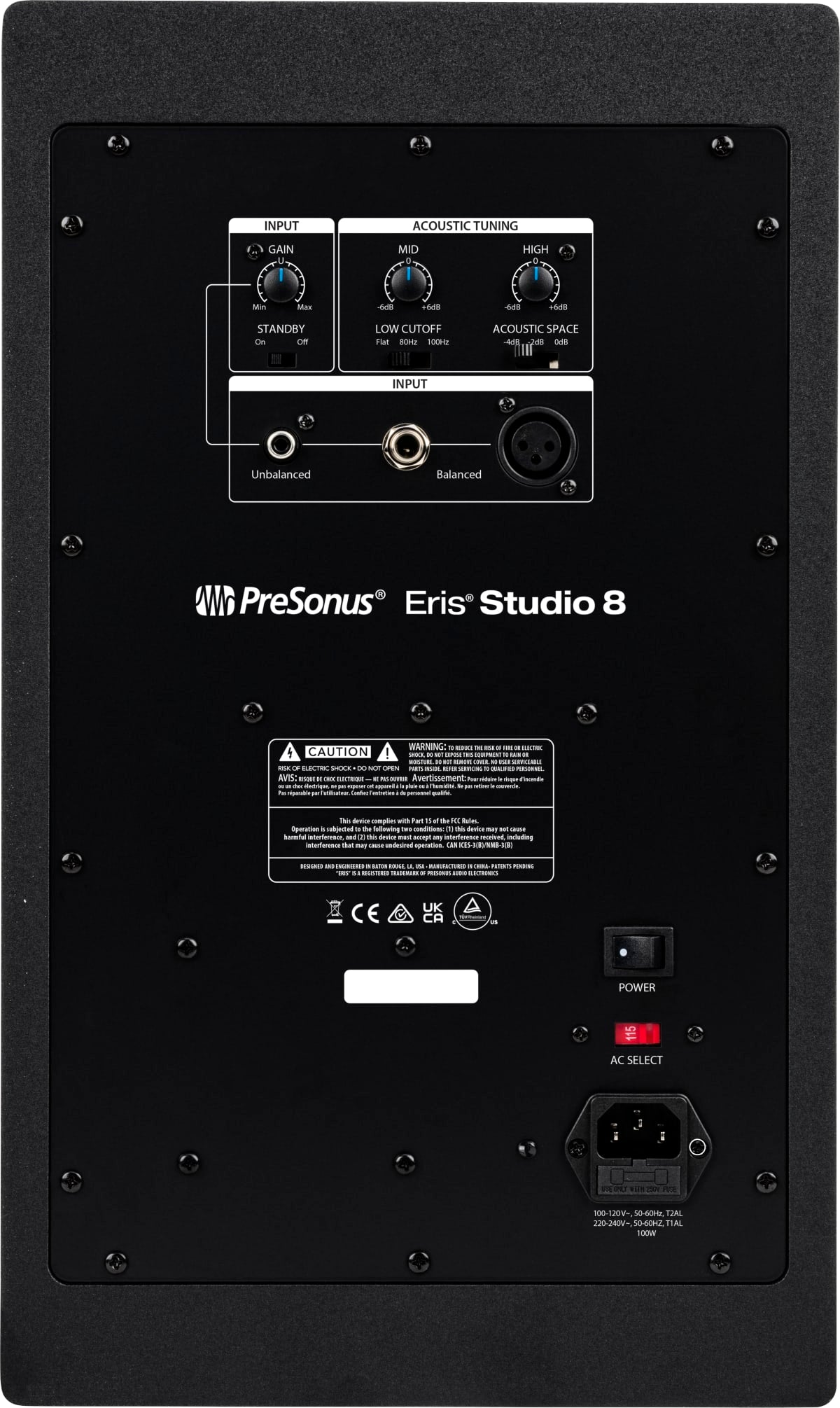 PreSonus Eris Studio 8 8-inch Powered Studio Monitor -NEW