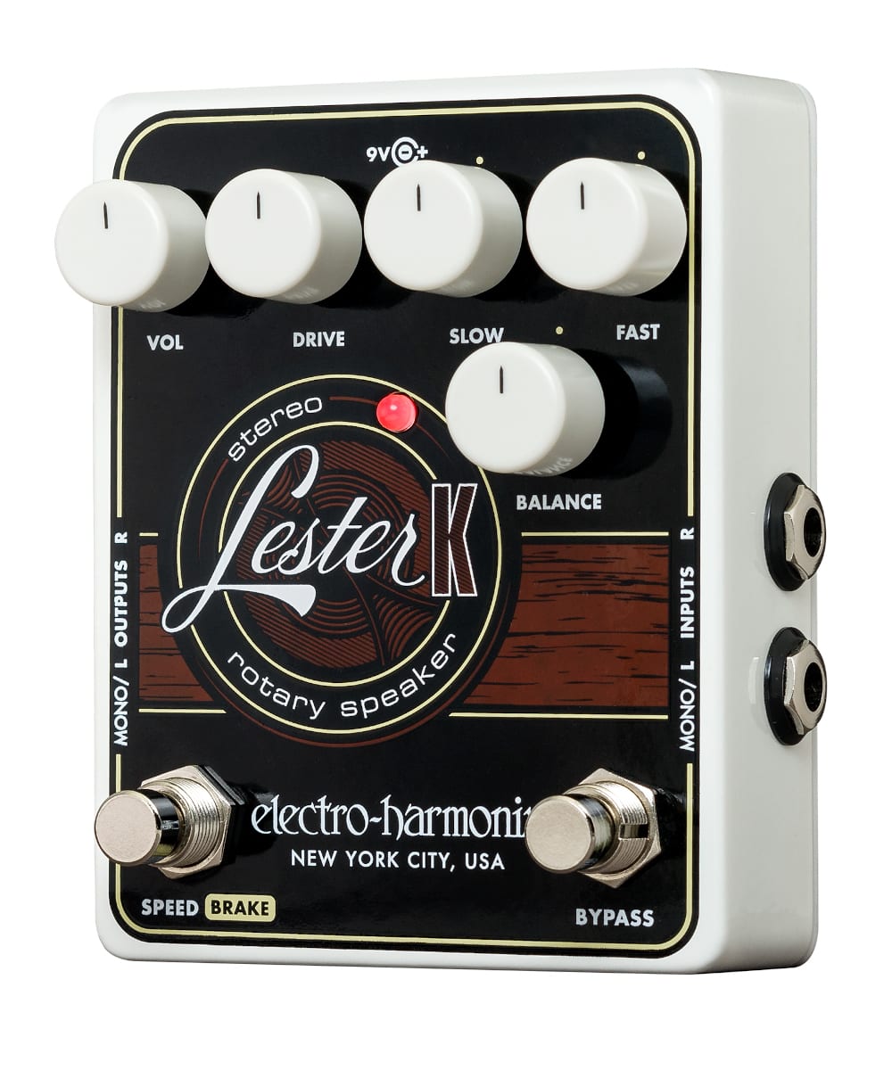 New - Electro Harmonix LESTER-K Stereo Rotary Speaker Tube Emulated FX Pedal