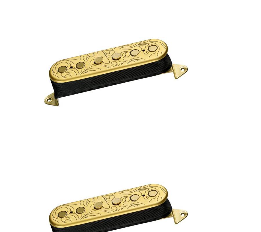 DiMarzio STEVE VAI SIGNATURE MODEL UTOPIATM MIDDLE single Coil Pickup,F-spaced- Satin Gold-NEW