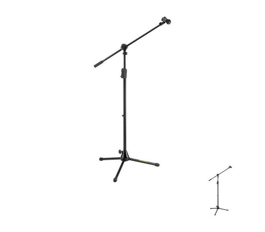 Hercules Stands MS532B EZ Clutch Tripod Microphone Boom Stand with 2-in-1 Boom Clamp and EZ Clutch -NEW