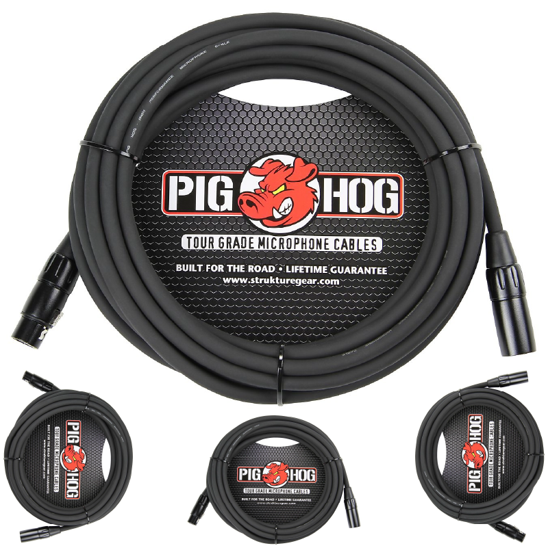 Pig Hog PHM30 XLR High Performance 8mm Microphone 30 Foot Ft Mic Cable Lifetime Warranty!