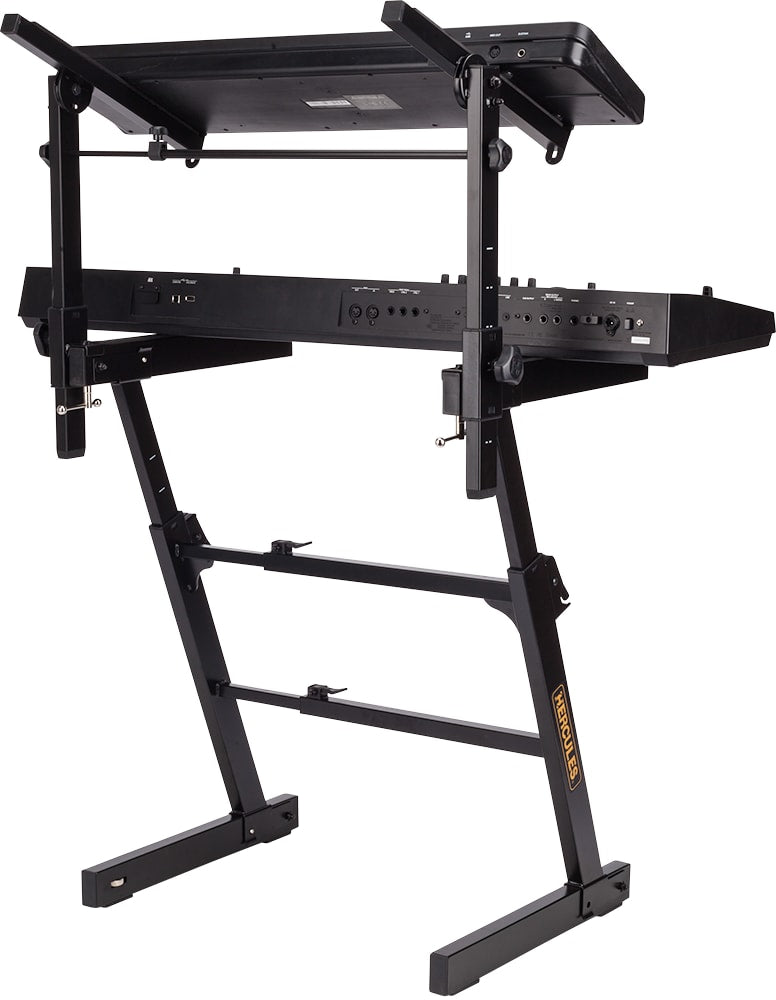 Hercules Stands KS410B Autolock Z-Keyboard Stand with Tier -NEW