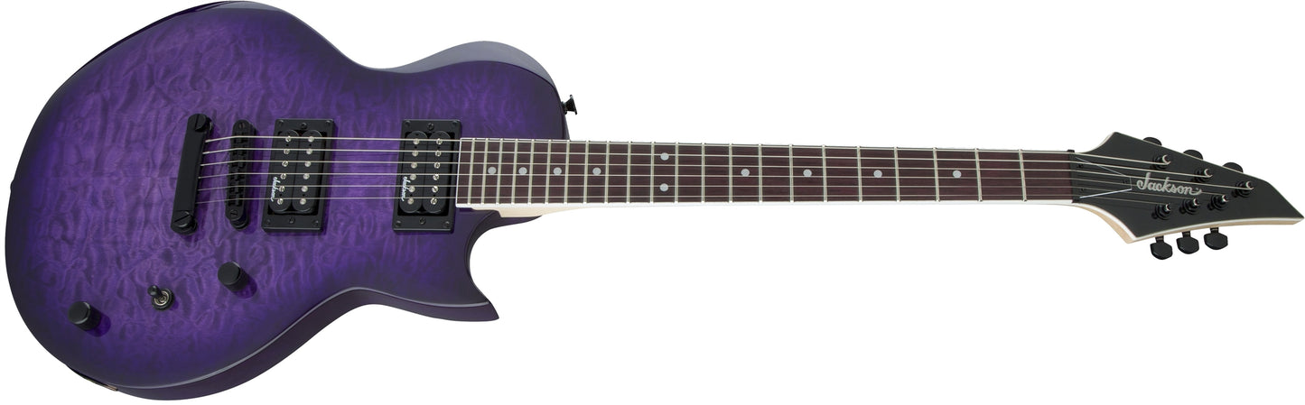 Jackson Monarkh SC JS22Q Electric Guitar - Trans Purple Burst