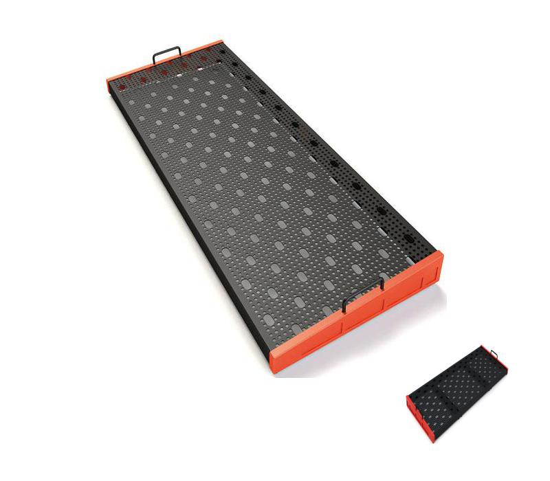 Temple Audio Design Trio 43 (43.2" x 16.5") Temple Red Pedalboard Templeboard - New