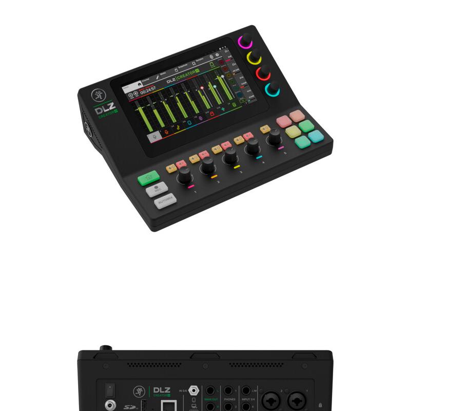 Mackie DLZ Creator XS Compact 6-channel Digital Mixer-NEW