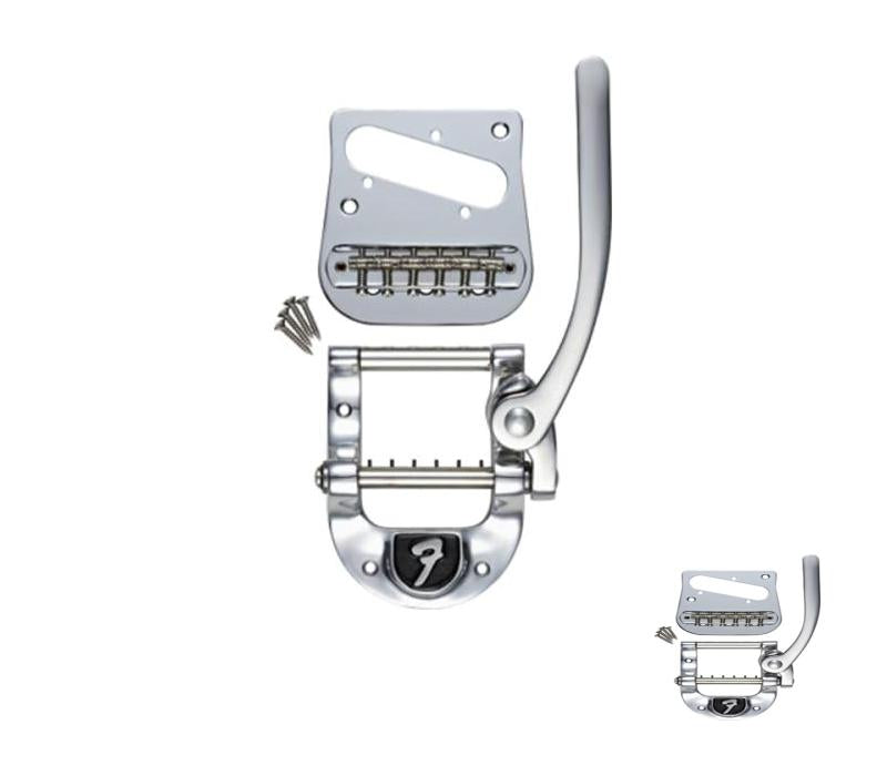 New - BIGSBY® B5 TELECASTER® MODIFICATION VIBRATO KIT WITH FENDER® "F" STAMP, Aluminum