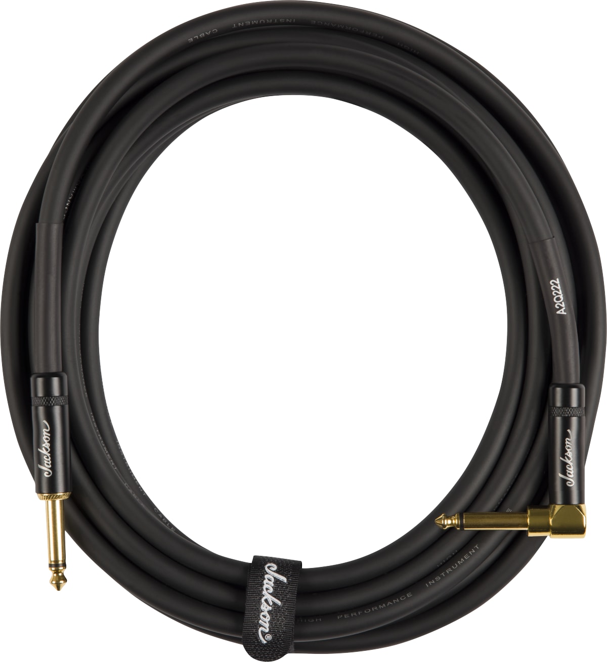 JACKSON® Guitars 21.85ft HIGH PERFORMANCE instrument CABLE, BLACK- NEW