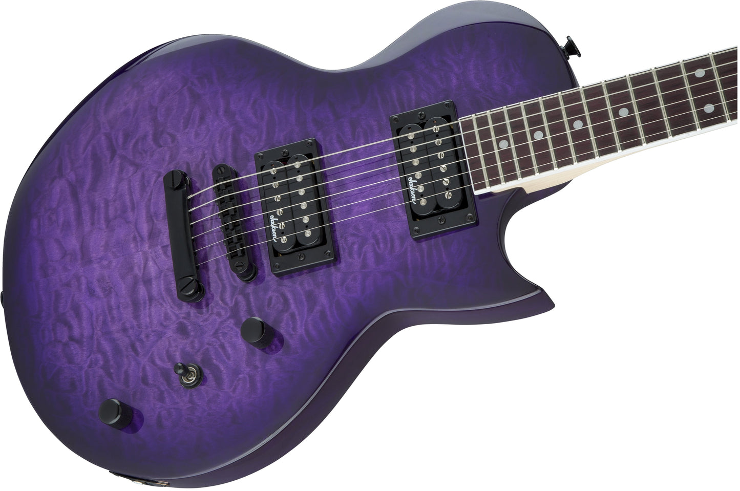 Jackson Monarkh SC JS22Q Electric Guitar - Trans Purple Burst