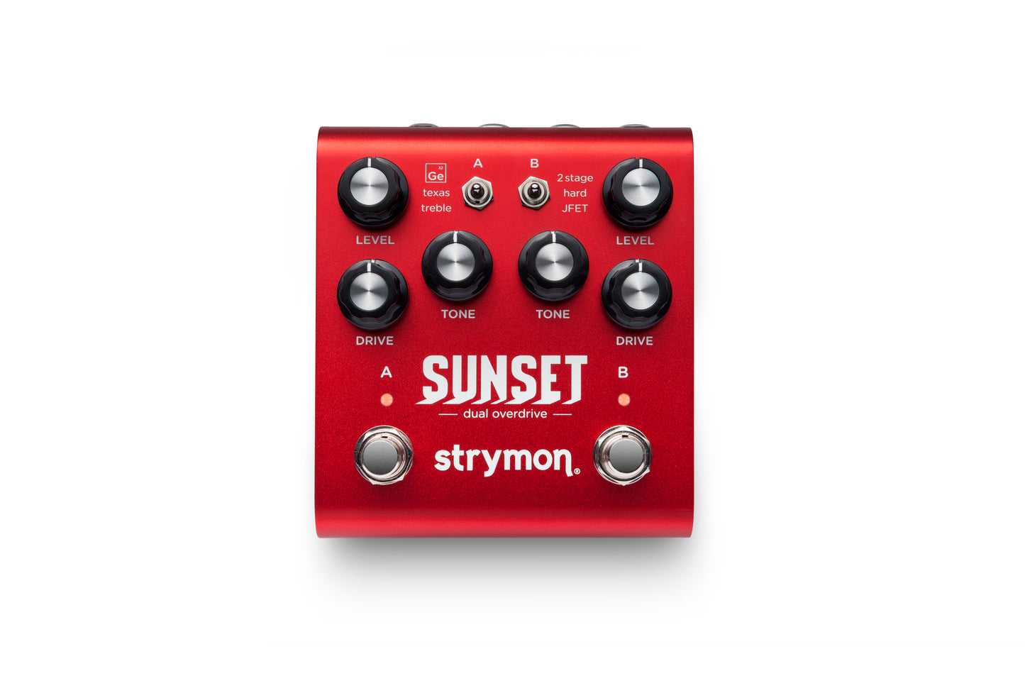 Strymon Sunset Dual Overdrive Pedal -Red, NEW