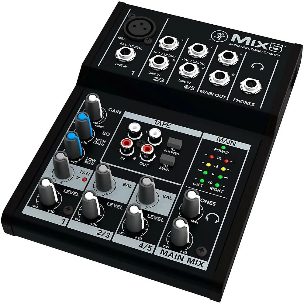 Mackie Mix5 5-Channel Compact Mixer - New