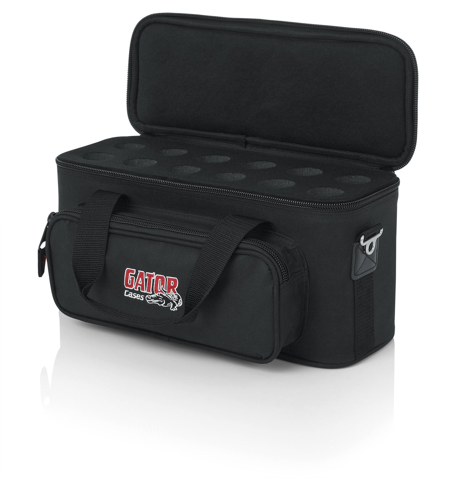 NEW - Gator GM-12B Padded 12x Microphone Bag