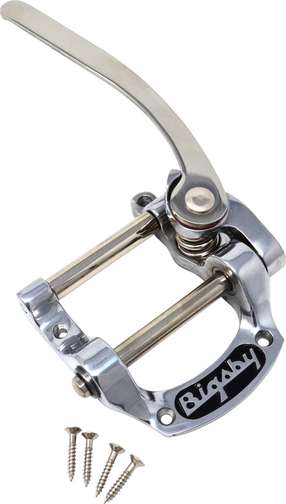 BIGSBY® B5 VIBRATO TAILPIECE Polished Aluminum  Flat tops-NEW