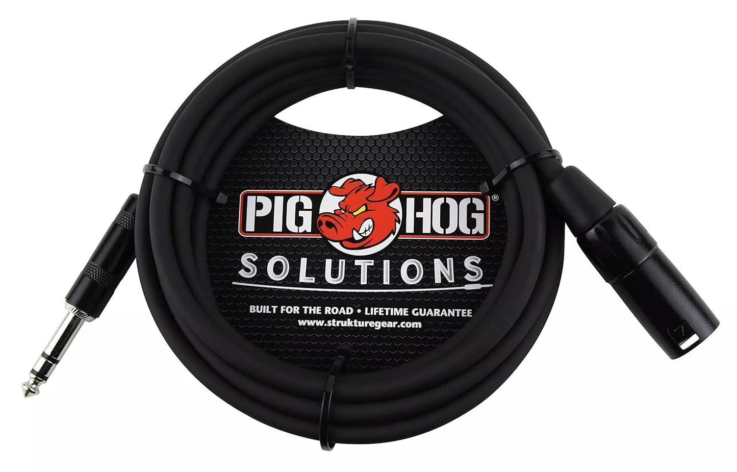 Pig Hog PX-TMXM15 1/4" TRS to XLR Balance Adaptor Cable, 15 Feet - New