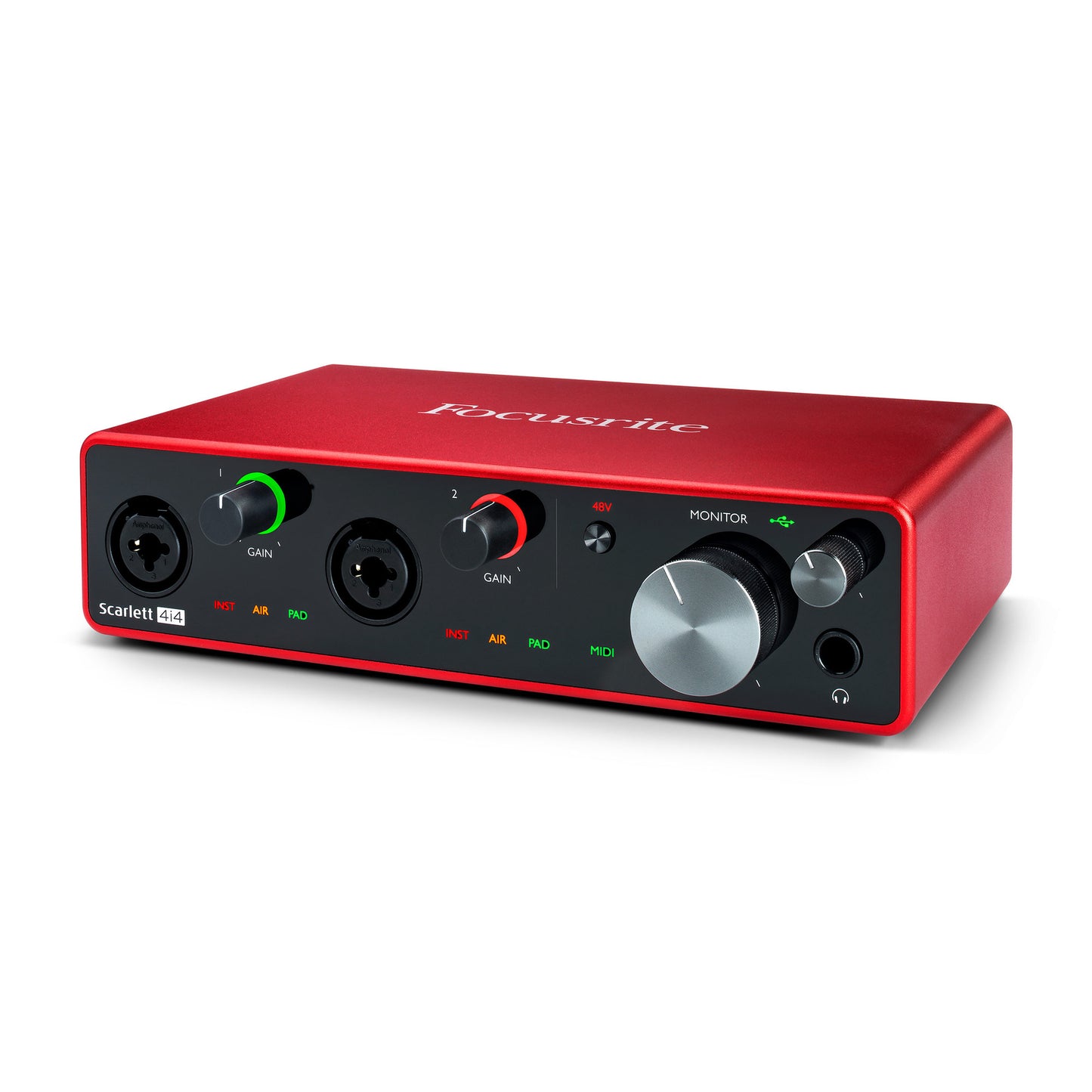 New - Focusrite Scarlett 4i4 3rd Gen USB Recording Interface