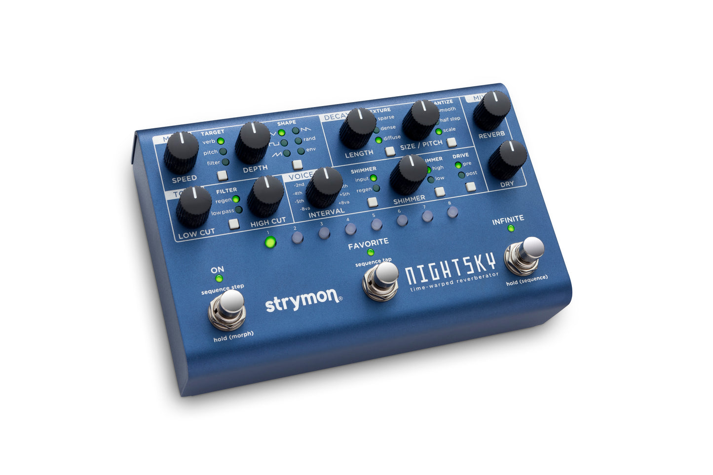 Strymon NightSky Time-warped Reverberator Pedal -NEW