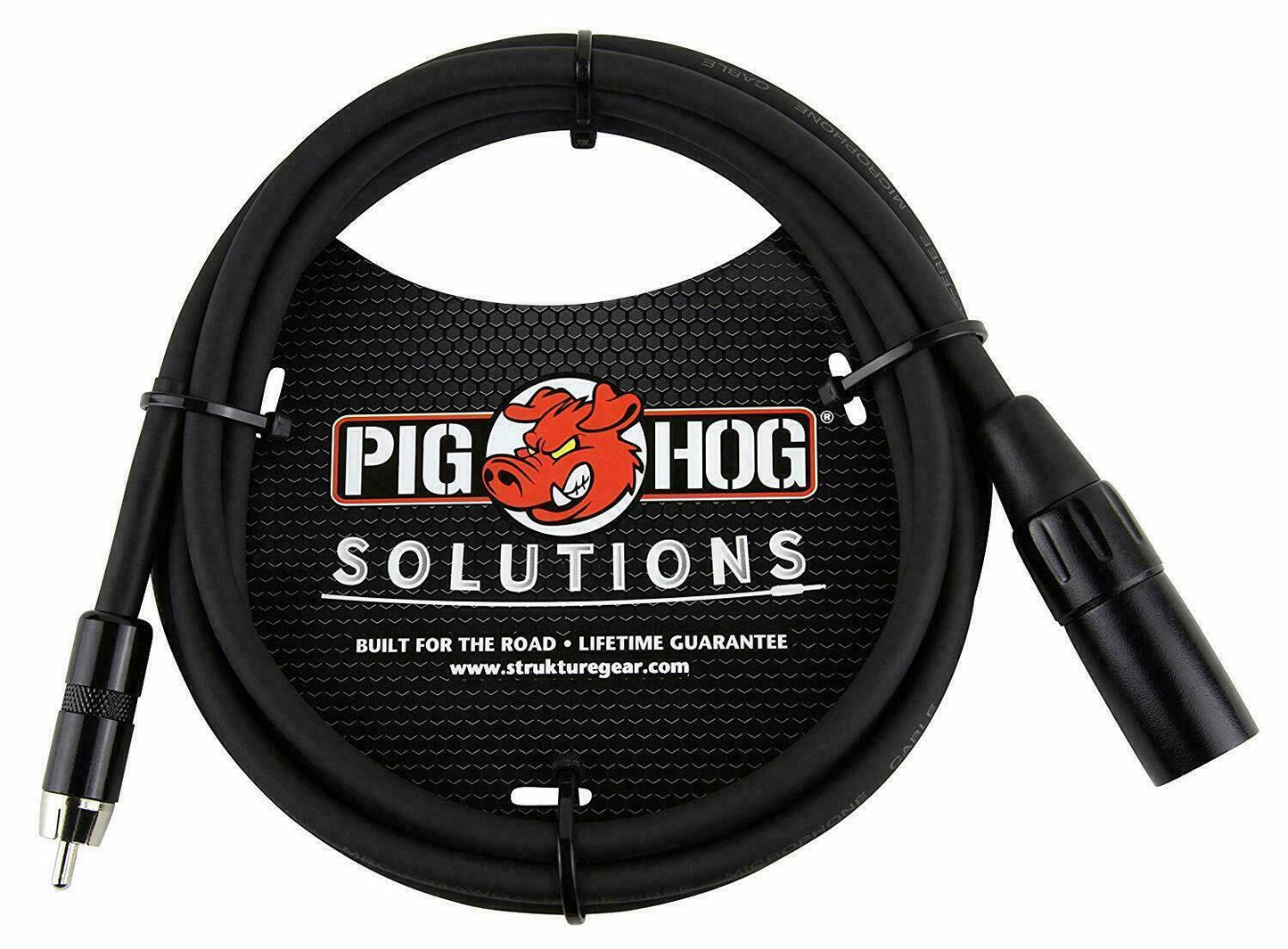 New - 2 Pack Pig Hog PX-XMR06 6 foot ft Solution XLR Male to RCA Male Audio Cable Adapter Plug Cord