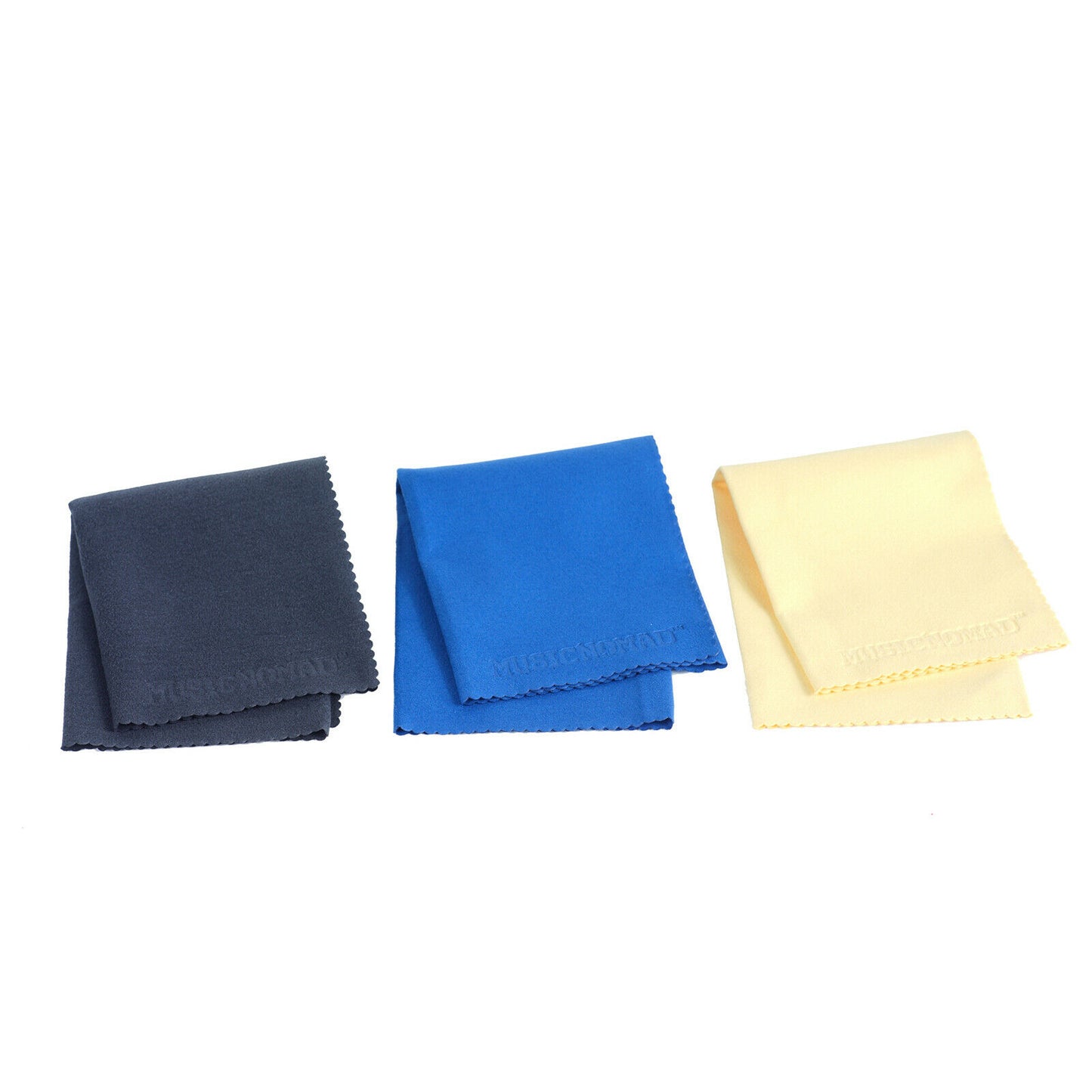 3 Pack Music Nomad MN203 Super Soft Microfiber Suede Polishing Cloth - New