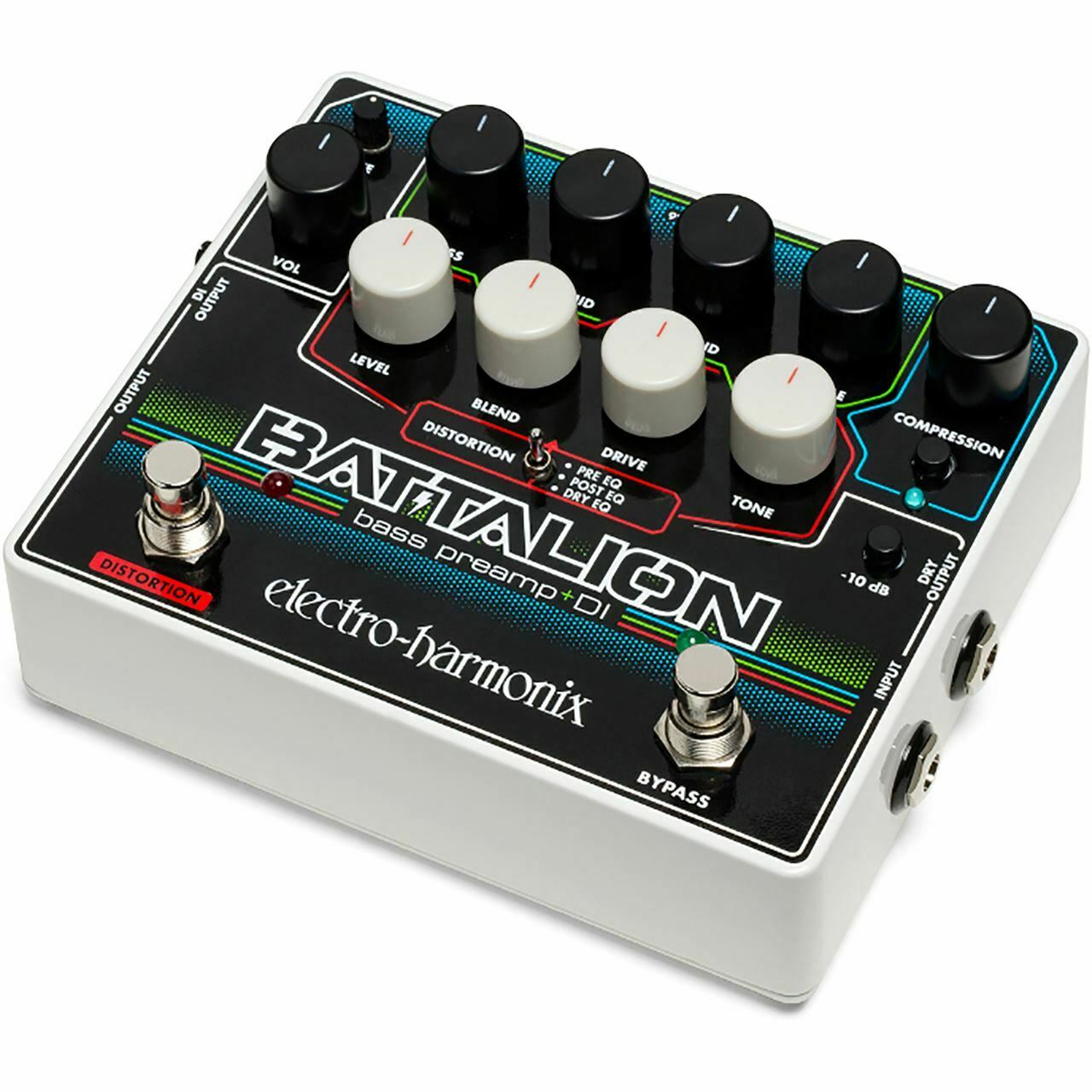 New - Electro Harmonix Battalion Bass Preamp and DI Effects Pedal