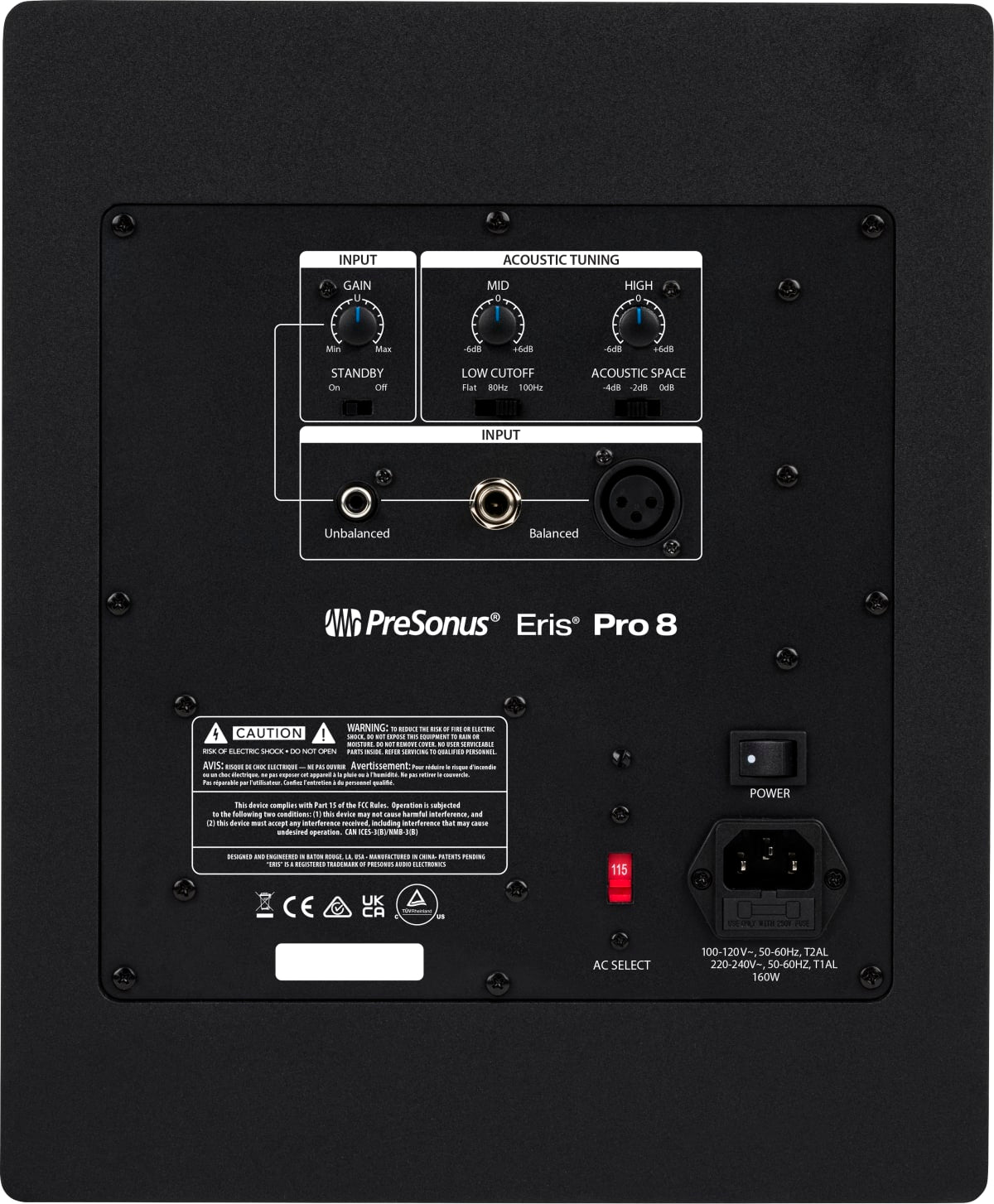 PreSonus Eris Pro 8 8-inch Powered Studio Monitor -NEW