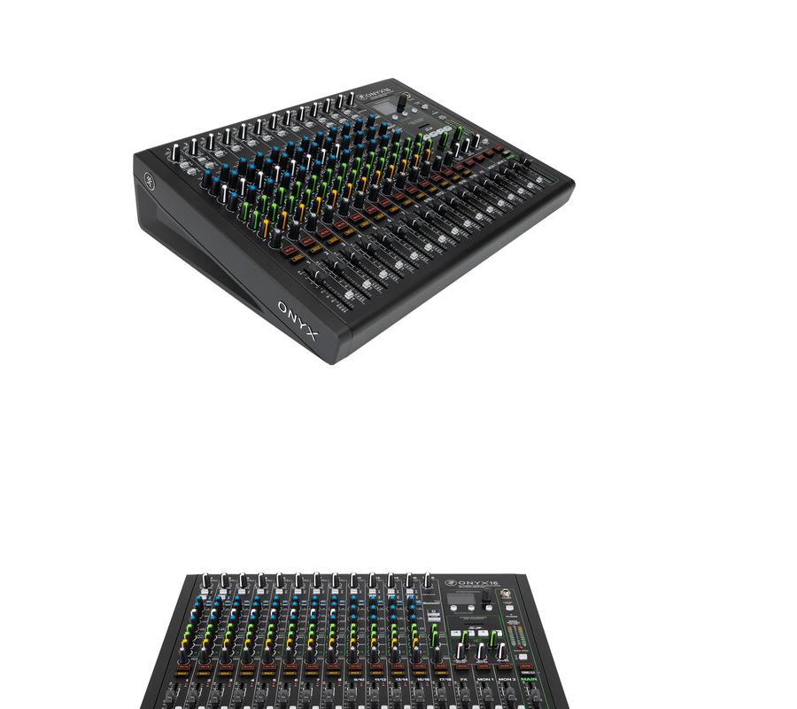 Mackie Onyx16 16-channel Analog Mixer with Multi-track USB-NEW