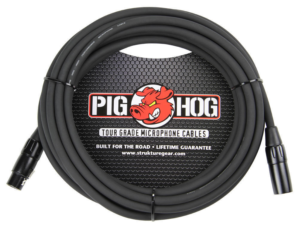 10 Pack Pig Hog PHM20 Tour Grade XLR Male to Female Mic Cable - 20'