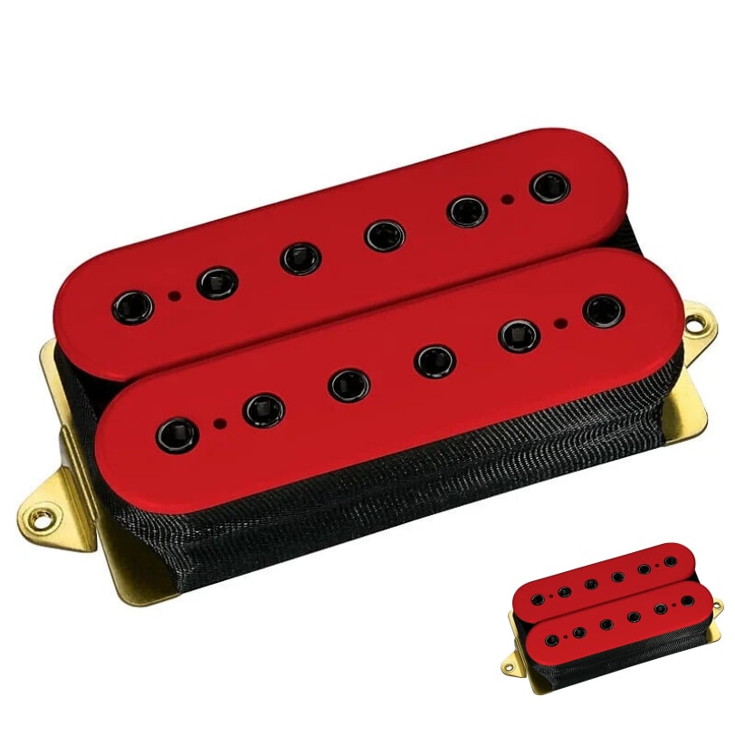 Dimarzio Super distortion Humbucker Bridge Pickup - F-spaced Red with Black pole -NEW