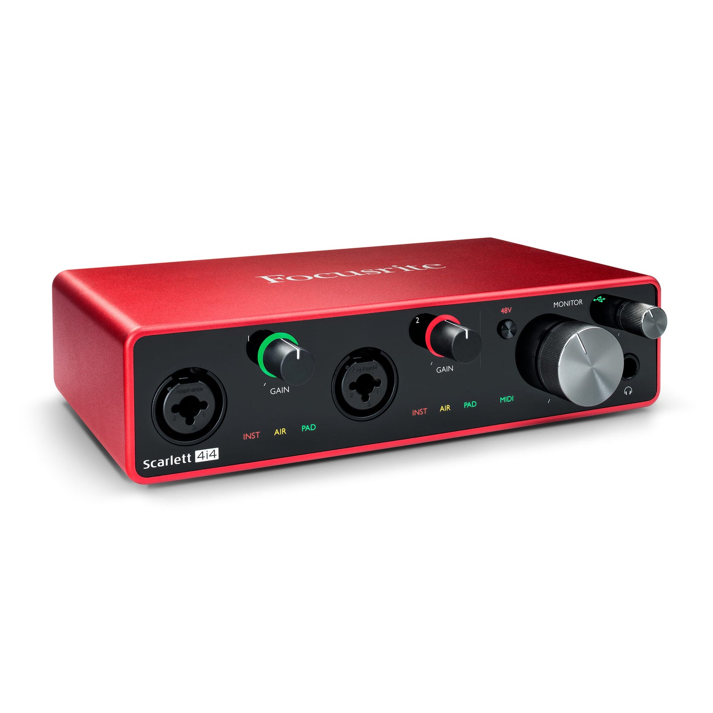 New - Focusrite Scarlett 4i4 3rd Gen USB Recording Interface