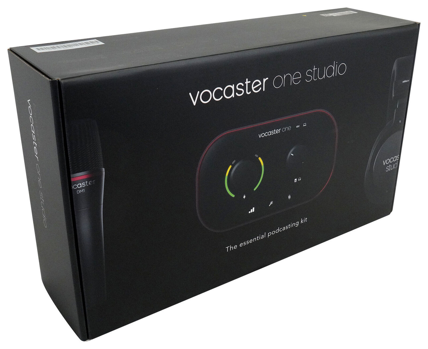 Focusrite Vocaster One Studio USB-C Podcasting Audio Interface Bundle - New