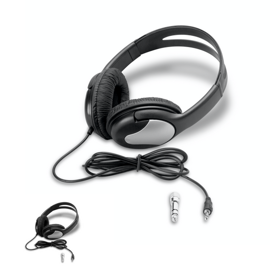 New - Hosa Stereo Headphones, Supra-aural, Closed Design HDS-100