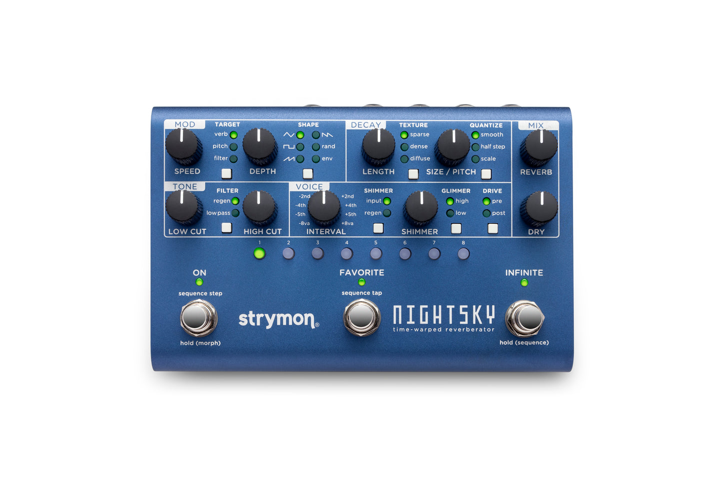 Strymon NightSky Time-warped Reverberator Pedal -NEW