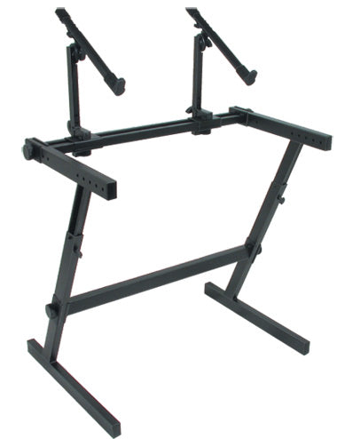 Quik Lok Double Tier Height Adjustable Keyboard Stand Z-726 - NEW