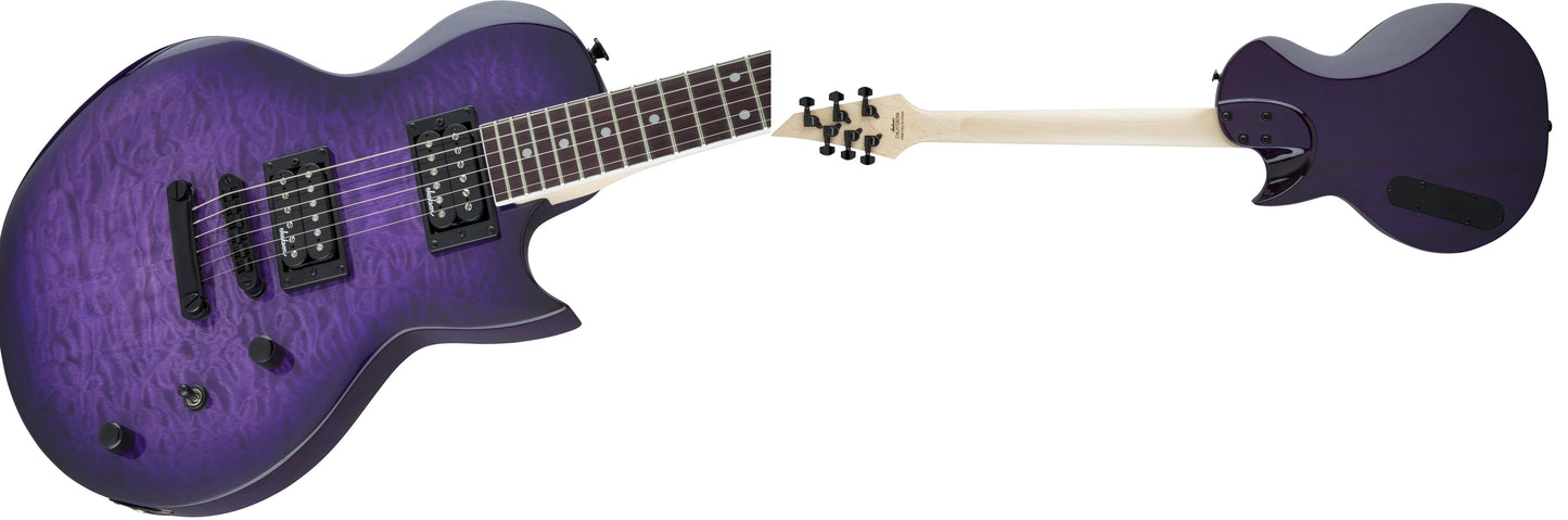 Jackson Monarkh SC JS22Q Electric Guitar - Trans Purple Burst