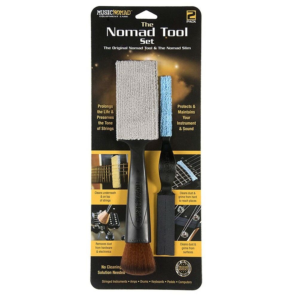 Music Nomad MN204 String Instruments Amp Drums Keyboards Pedal Tool Cleaning Set - New