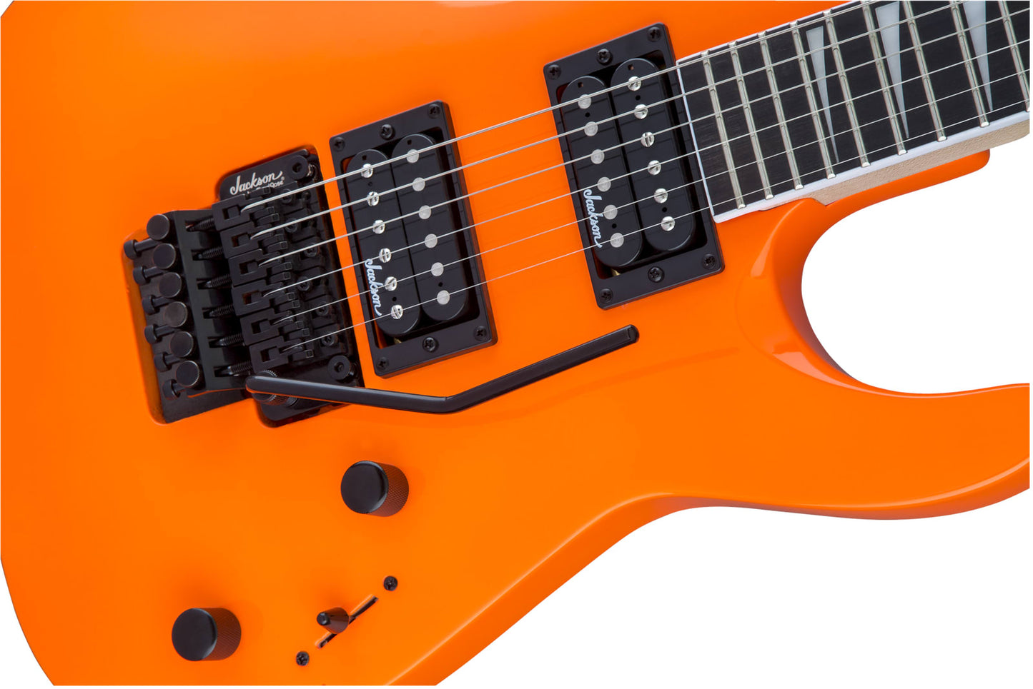 New - Jackson Dinky JS32 DKA Arch Top Electric Guitar Neon Orange