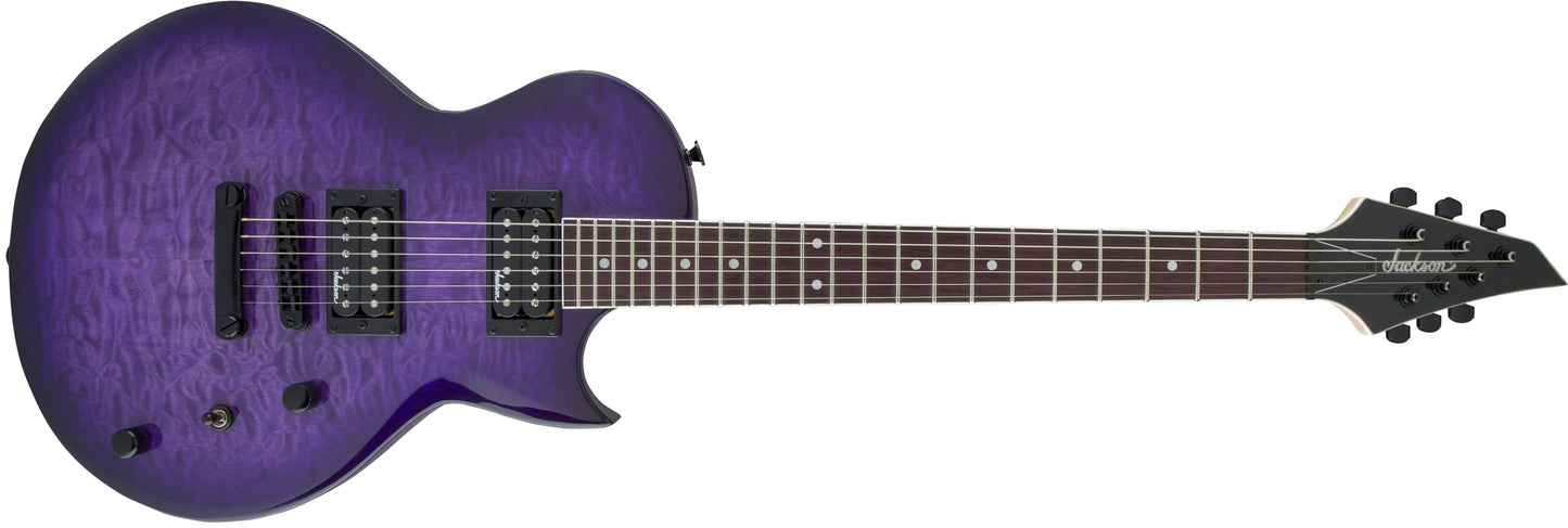 Jackson Monarkh SC JS22Q Electric Guitar - Trans Purple Burst