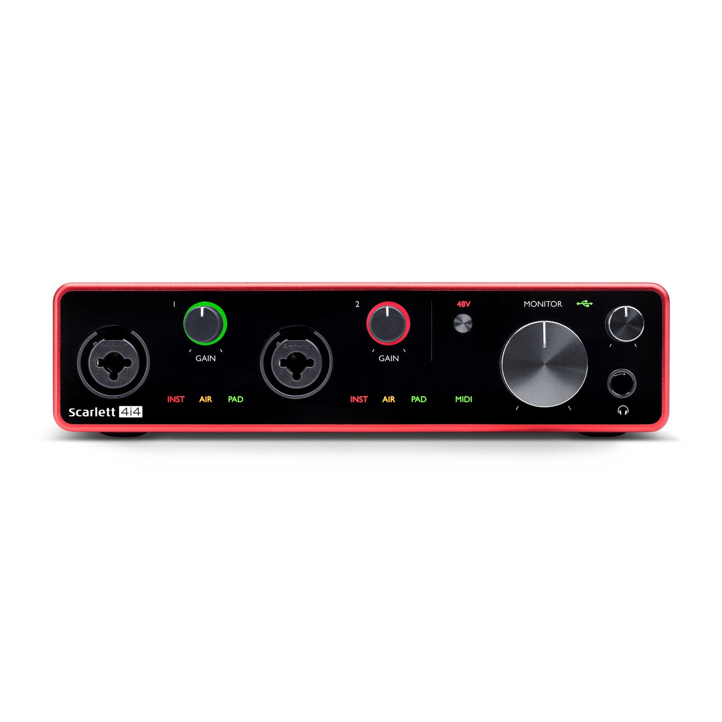 New - Focusrite Scarlett 4i4 3rd Gen USB Recording Interface