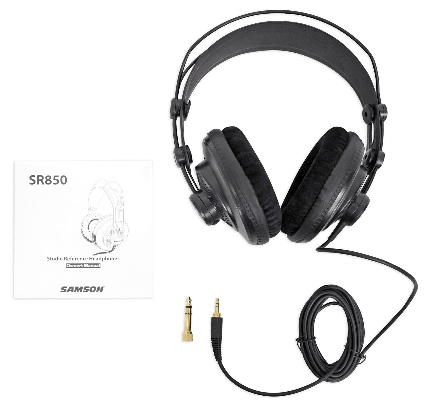 New - Samson SR850 Professional Semi-open Studio Reference Monitoring Headphones