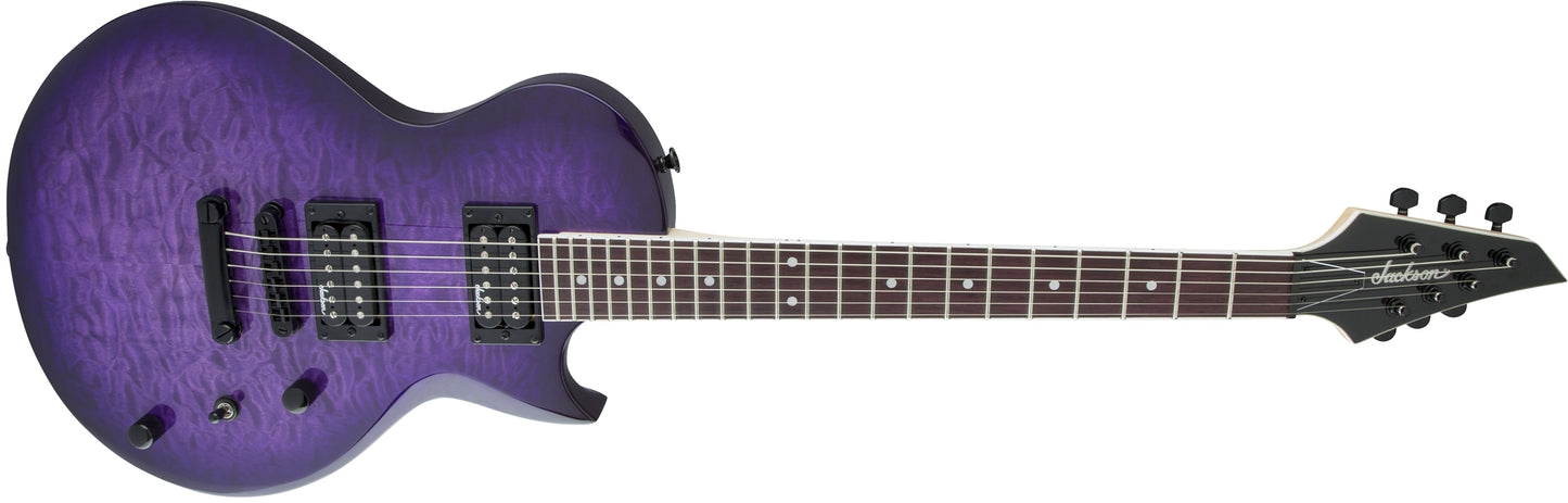 Jackson Monarkh SC JS22Q Electric Guitar - Trans Purple Burst